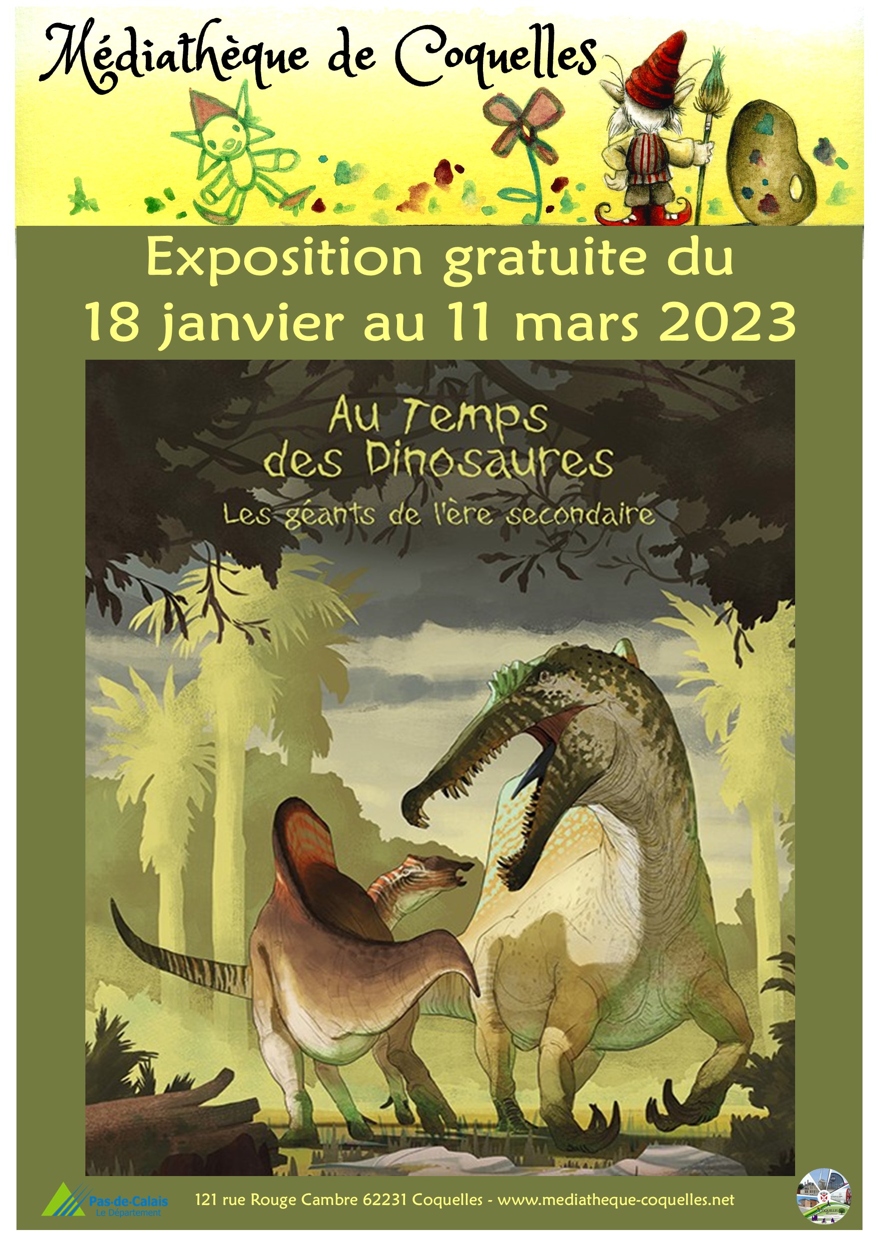 Exposition Au Temps des Dinosaures