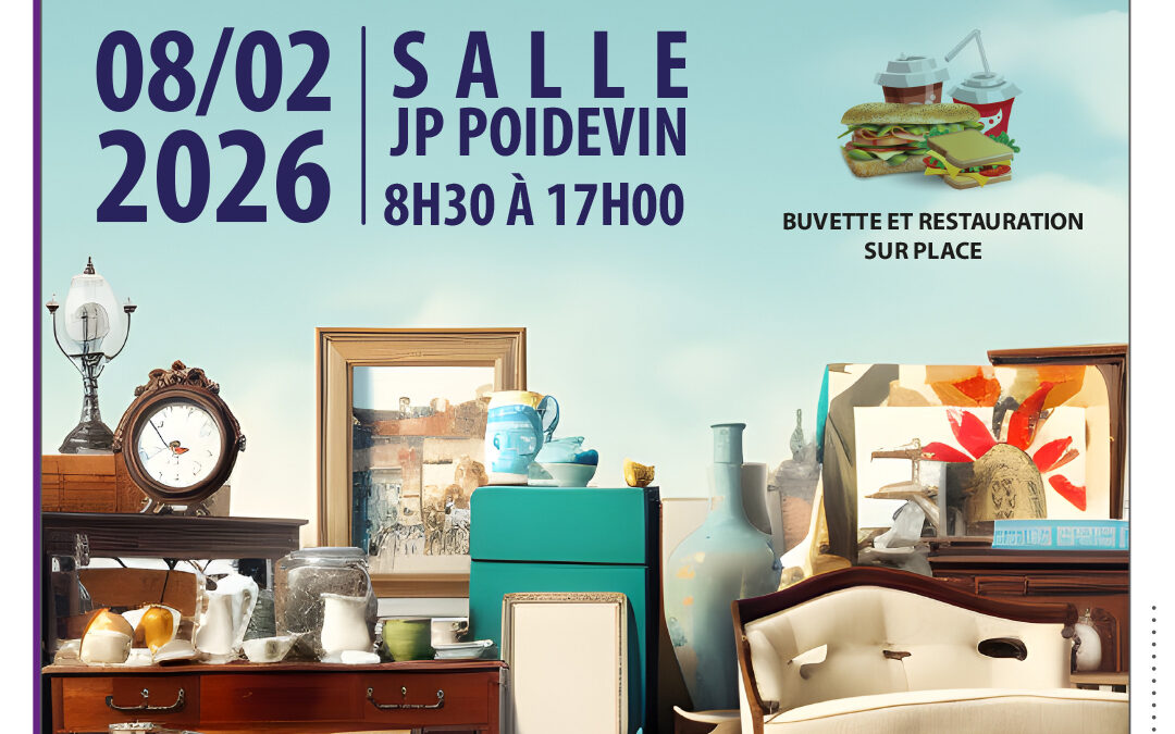 Brocante couverte le 8 février