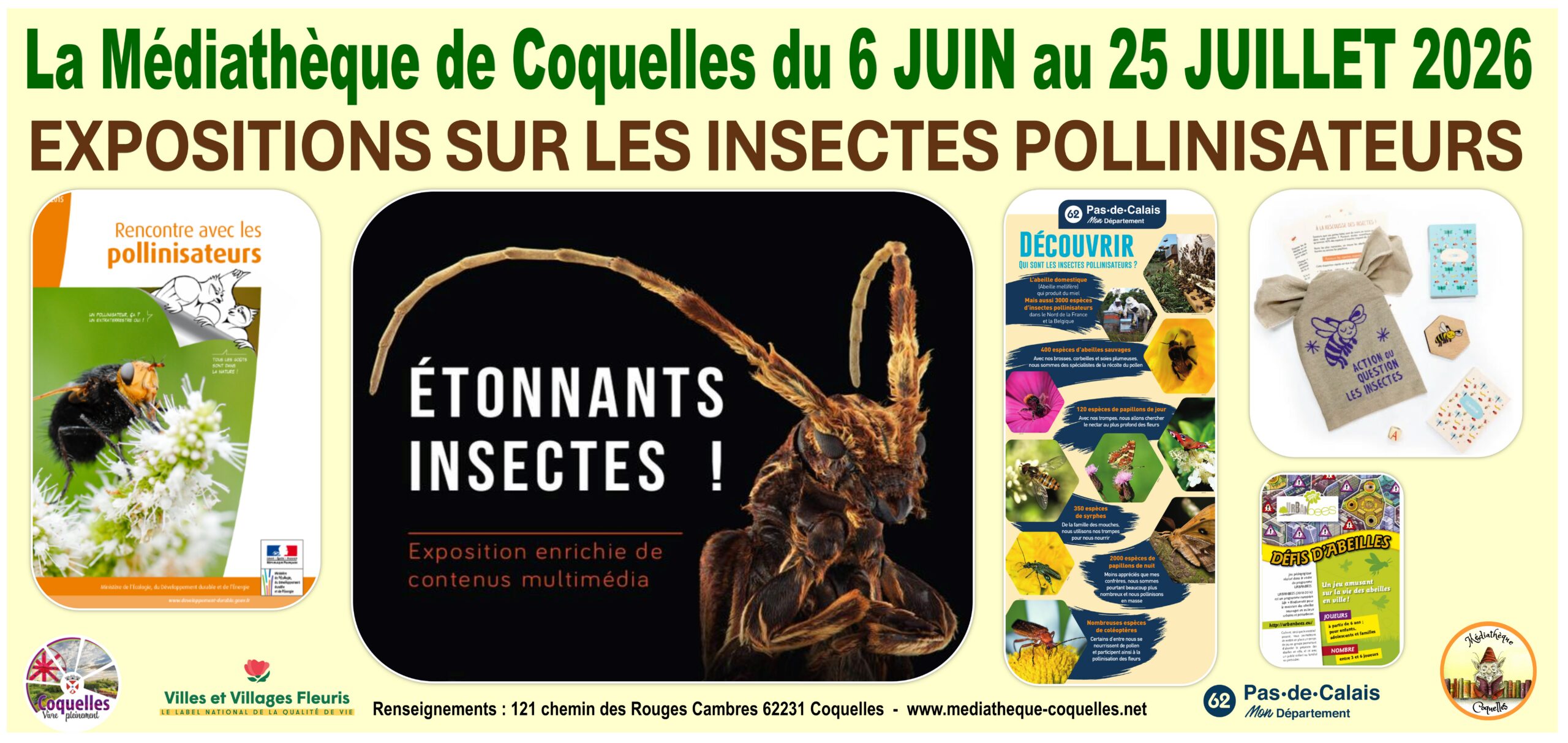 bache expo les pollinisateurs